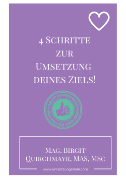Anleitung 4 Schritte zu mehr Umsetzungsstärke!