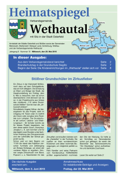 wethautal_nichtamtl_10_2015 - Verbandsgemeinde Wethautal