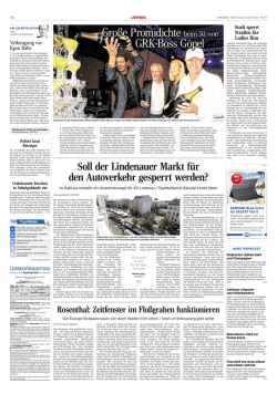 Gro&szlig;e Promidichte beim 50. von GRK