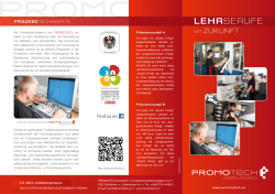 lehrberufe - Promotech Kunststoff