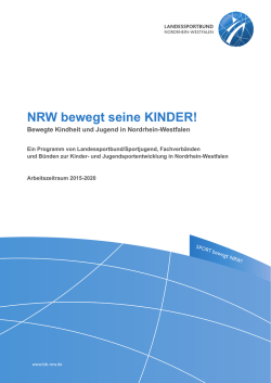 NRW bewegt seine KINDER!
