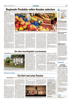 Ein Dorf und seine Passion - Passionsspielgemeinschaft in Waal