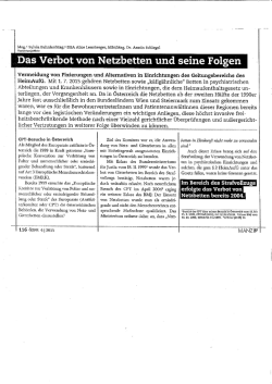 Das Verbot von Netzbetten und seine Folgen