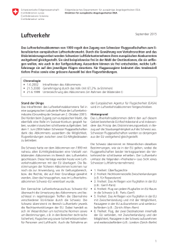 Luftverkehr: Informationsblatt (PDF, Anzahl Seiten 2, 83.3 kB, Deutsch)