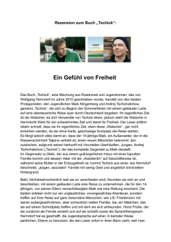 Ein Gef&uuml;hl von Freiheit