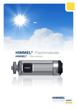 HIMMEL&reg; -Flachmotoren