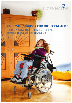 Broschüre - Stiftung Ilgenhalde