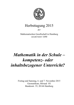 Mathematische Gesellschaft in Hamburg