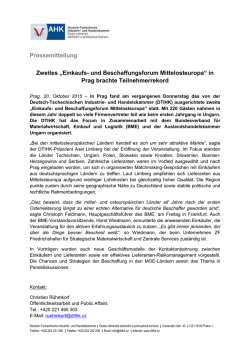 Einkaufs- und Beschaffungsforum Mittelosteuropa