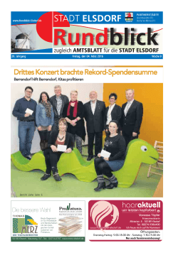 Drittes Konzert brachte Rekord-Spendensumme