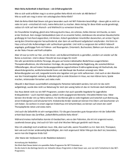 Mein Reha-Aufenthalt in Bad Oexen &ndash; ein Erfahrungsbericht Wie es
