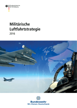 Militärische Luftfahrtstrategie - Bundesministerium der Verteidigung