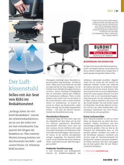 der Luft- kissenstuhl