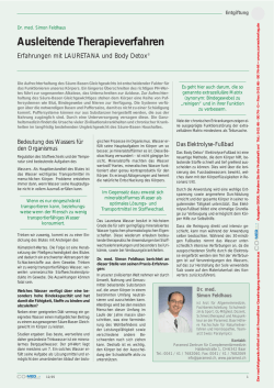 Ausleitende Therapieverfahren