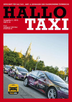 Hallo Taxi Ausgabe 2/2015