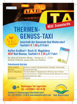 thermen- genuss-taxi - Der Steirerhof Bad Waltersdorf