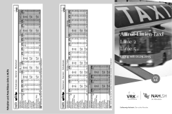 Flyer Anruf-Linien-Taxi Linie 2 / Linie 5