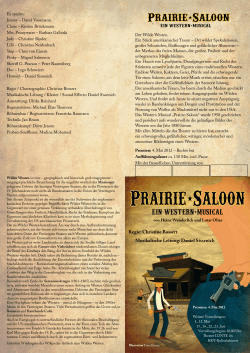 Prairie-Saloon - Christine Bossert