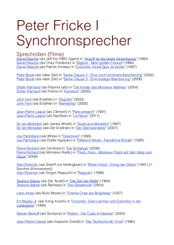 Peter Fricke_Synchronsprecher