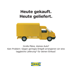 Heute gekauft. Heute geliefert.