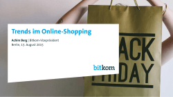 Trends im Online-Shopping
