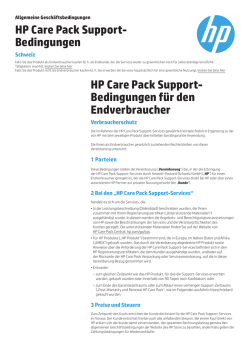 HP Care Pack Support