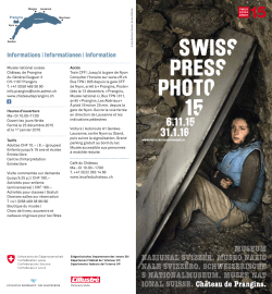 Flyer « Swiss Press Photo 15