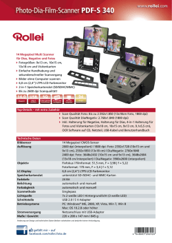 Photo-Dia-Film-Scanner PDF-S 340
