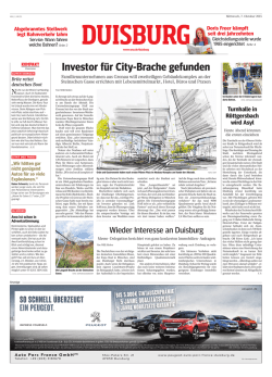 Investor f&uuml;r City