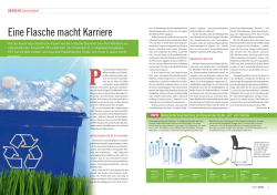 Eine Flasche macht Karriere