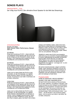 SONOS PLAY:5