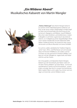 Ein Wilderer Abend - Fidelius Waldvogel