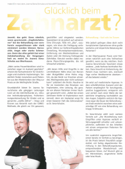 Heilen I Dr. med. dent. Joanna 8ena8c:hulze und Munme Dentailabor