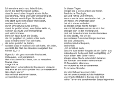 Ich ermahne euch nun, liebe Br&uuml;der, durch die Barmherzigkeit