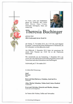geben wir Nachricht, dass unsere liebe Mutter, Oma, Uroma