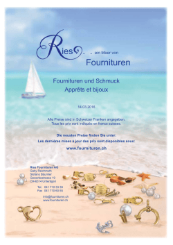 ies . . . ein Meer von Fournituren - Ries