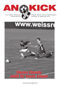 Diesen Einsatz müßt Ihr heute zeigen