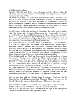Ich, die ich diesen Brief schreibe, bin Monika Matthias
