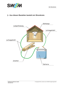 Aus diesen Bauteilen besteht ein Stromkreis: