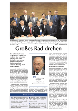 Gro&szlig;es Rad drehen