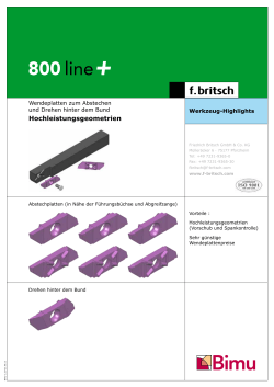 800 Line PLUS - Friedrich Britsch GmbH & Co. KG