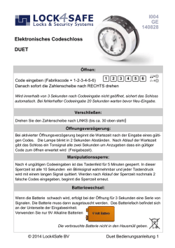 DUET - Lock4Safe