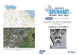 Broschüre von Brunhart AG zum Downloaden