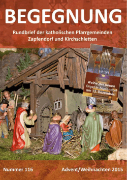 Weihnachten 2015 - Erzbistum Bamberg
