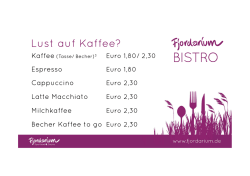 Lust auf Kaffee?