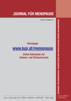 Sexualität, sexuelle Lust und Menopause