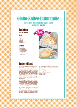 Giotto-Kaffee-Biskuitrolle