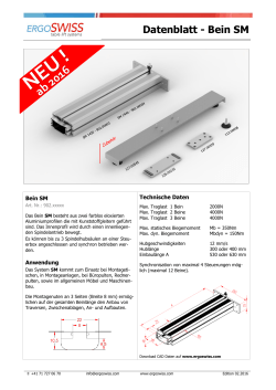Datenblatt - Bein SM