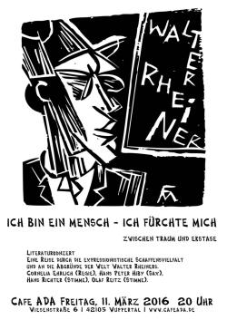 ICH BIN EIN MENSCH — ICH FÜRCHTE MICH