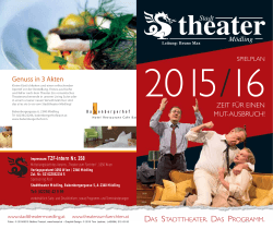 2015/16 - Theater zum Fürchten